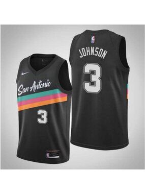 Keldon Johnson Black Jersey